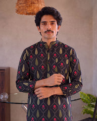 Eternal Elegance โ Printed Cotton Short Kurta