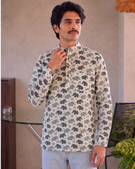 Elephant Dreams β Printed Cotton Short Kurta