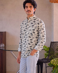 Elephant Dreams β Printed Cotton Short Kurta