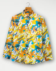Amber Tropic – Full Sleeve Printed Shirt - Jaipuri Crown