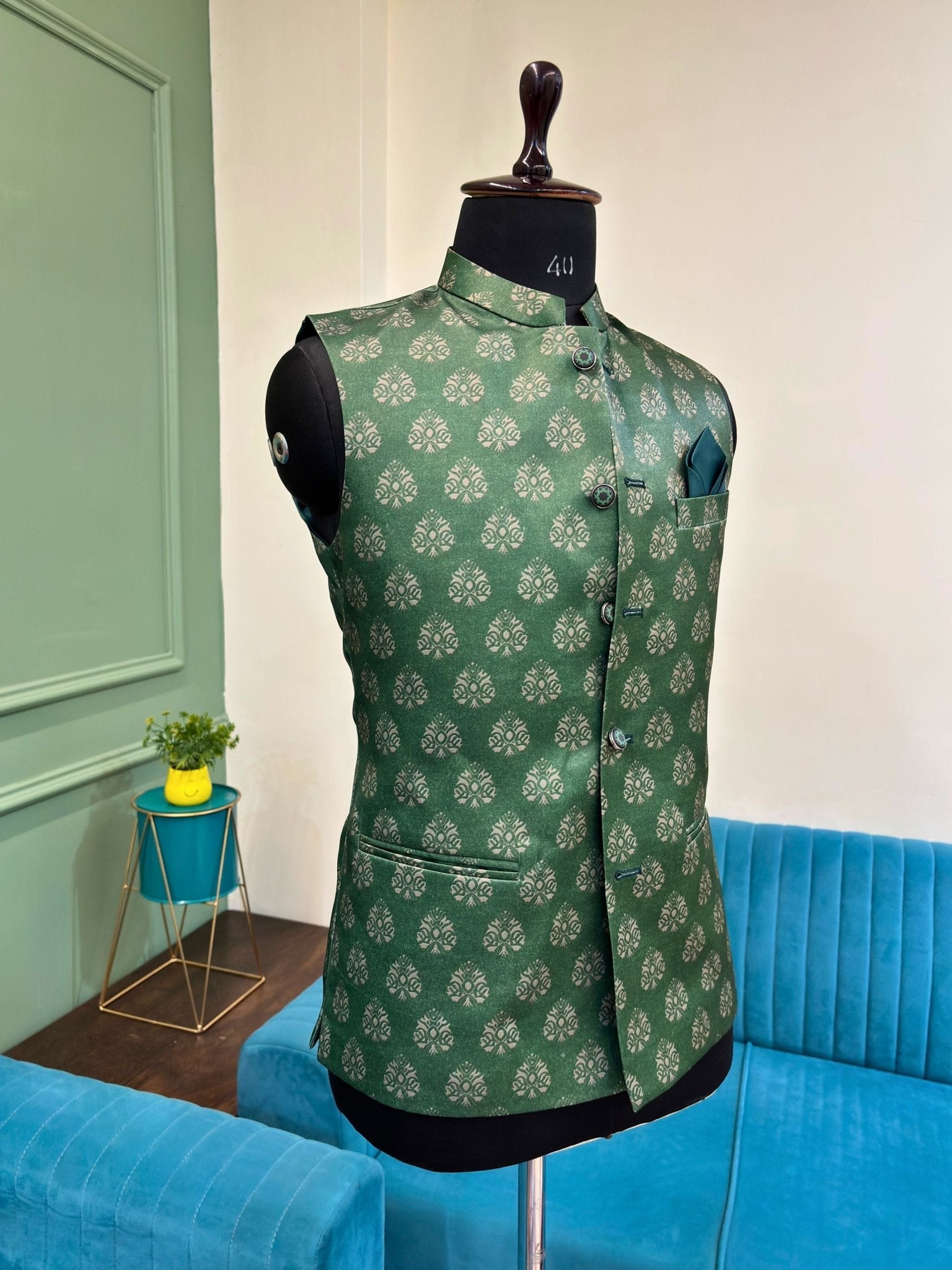 Artisan's Assemblage Nehru Jacket - Jaipuri Crown