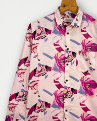 Blush Shadow – Full Sleeve Printed Shirt - Jaipuri Crown