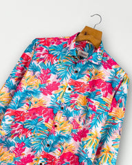 Coral Palm – Full Sleeve Printed Shirt - Jaipuri Crown