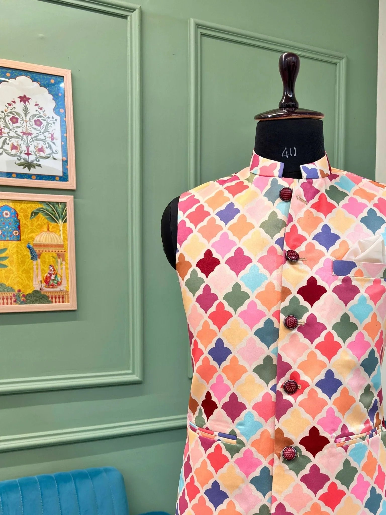 Dazzling Jacket - Jaipuri Crown