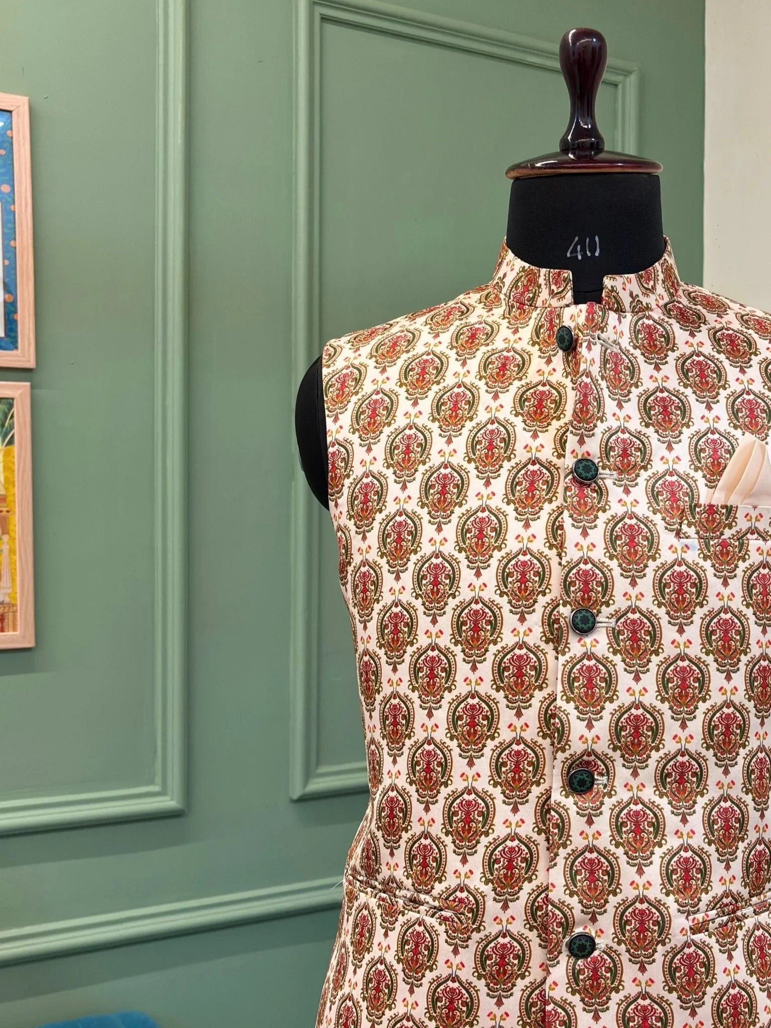 Ethnic Couture Modi Jacket - Jaipuri Crown