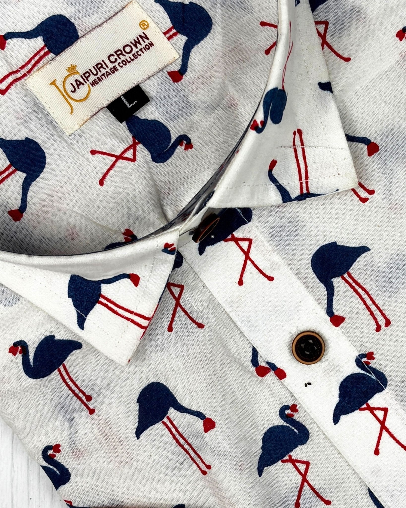 Flamingo Flock - Jaipuri Crown