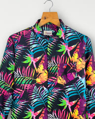 Midnight Jungle – Full Sleeve Printed Shirt - Jaipuri Crown