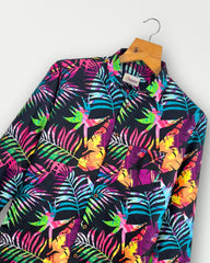 Midnight Jungle – Full Sleeve Printed Shirt - Jaipuri Crown