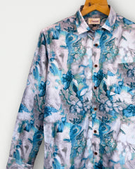 Misty Garden – Full Sleeve Printed Shirt - Jaipuri Crown
