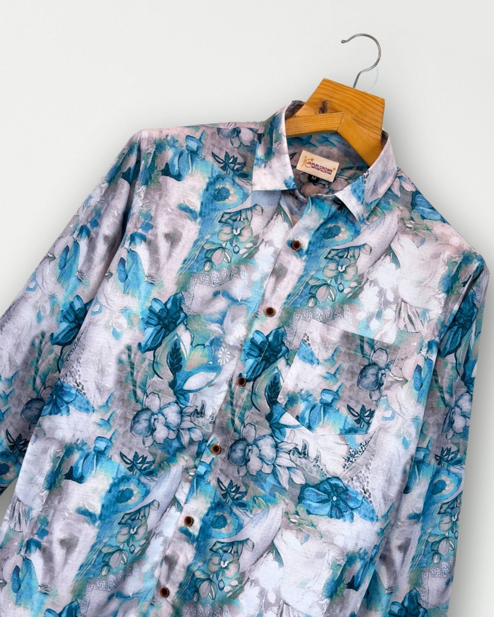 Misty Garden – Full Sleeve Printed Shirt - Jaipuri Crown