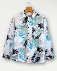 Ocean Canopy – Full Sleeve Printed Shirt - Jaipuri Crown