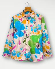 Pastel Garden – Full Sleeve Printed Shirt - Jaipuri Crown