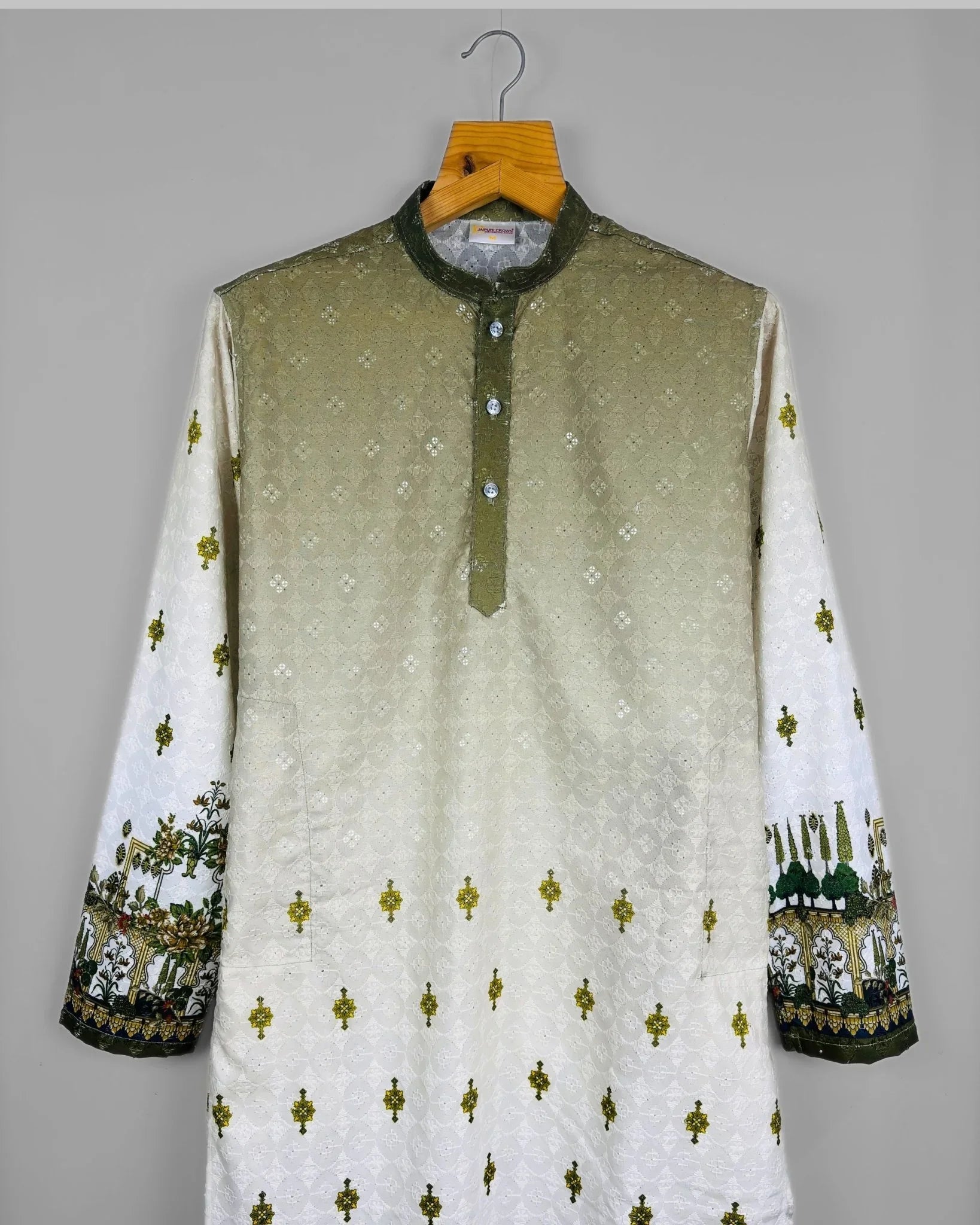Raas Bagh – Printed Lucknowi Kurta - Jaipuri Crown