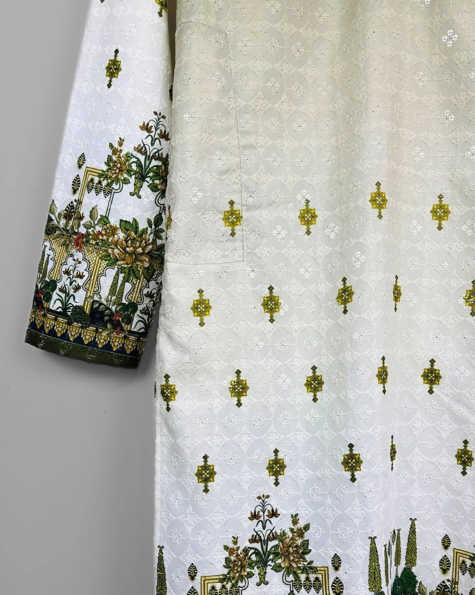 Raas Bagh – Printed Lucknowi Kurta - Jaipuri Crown