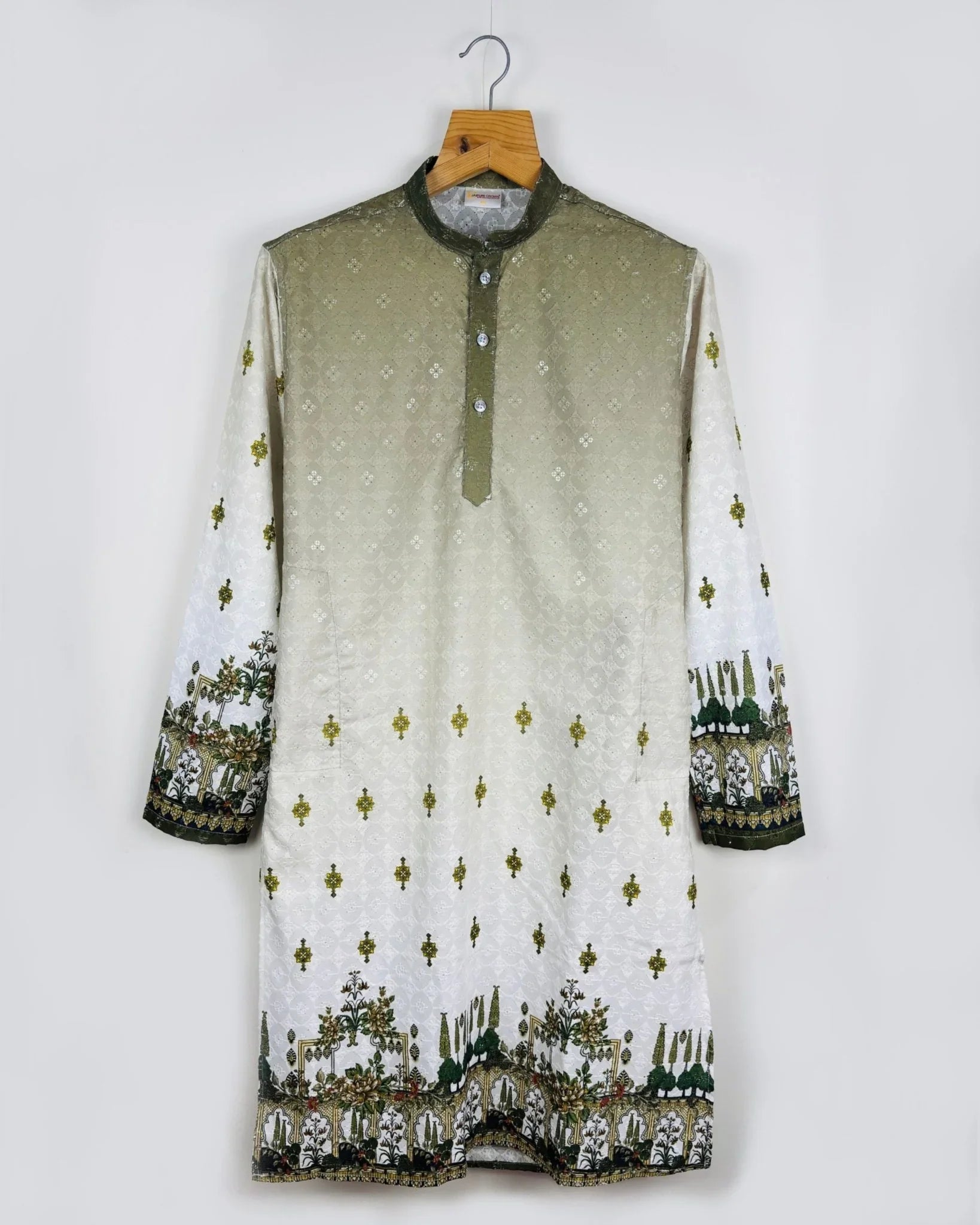 Raas Bagh – Printed Lucknowi Kurta - Jaipuri Crown