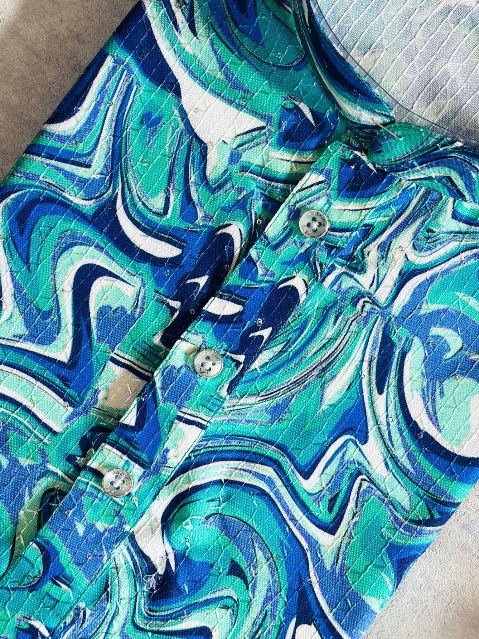 Radium Blue - Jaipuri Crown