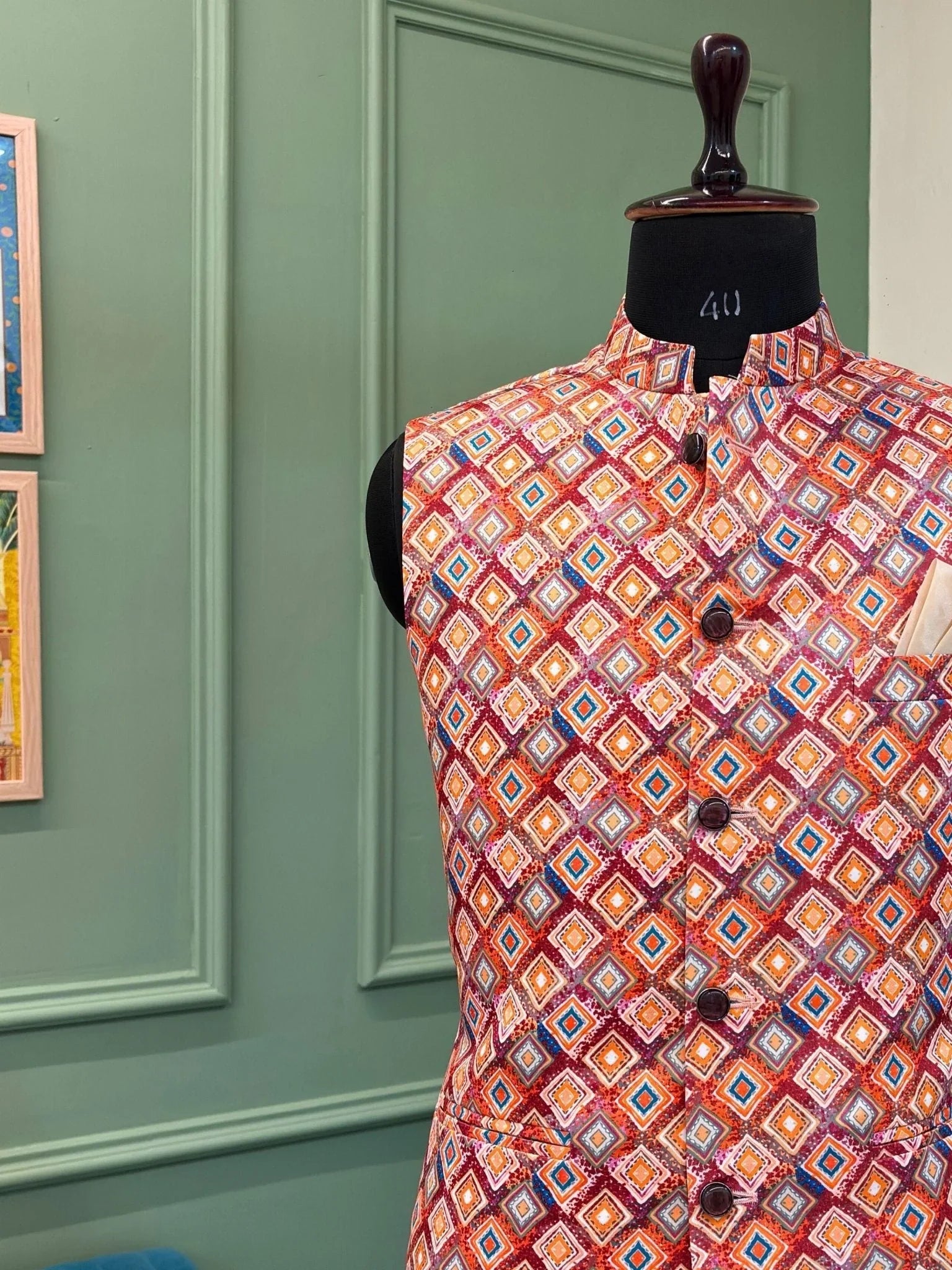 Rajwada Regal Modi Jacket - Jaipuri Crown