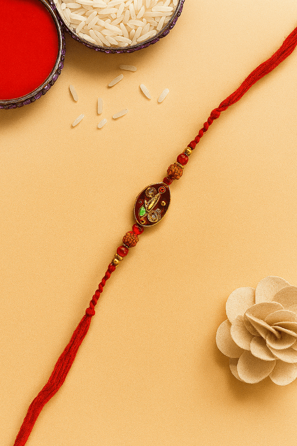 Rakhi - Gift - Jaipuri Crown