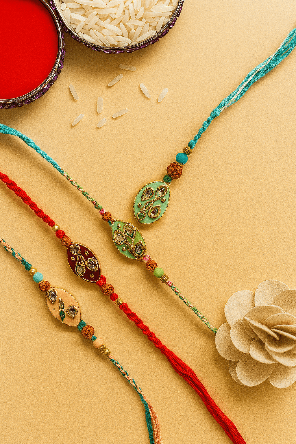 Rakhi - Gift - Jaipuri Crown