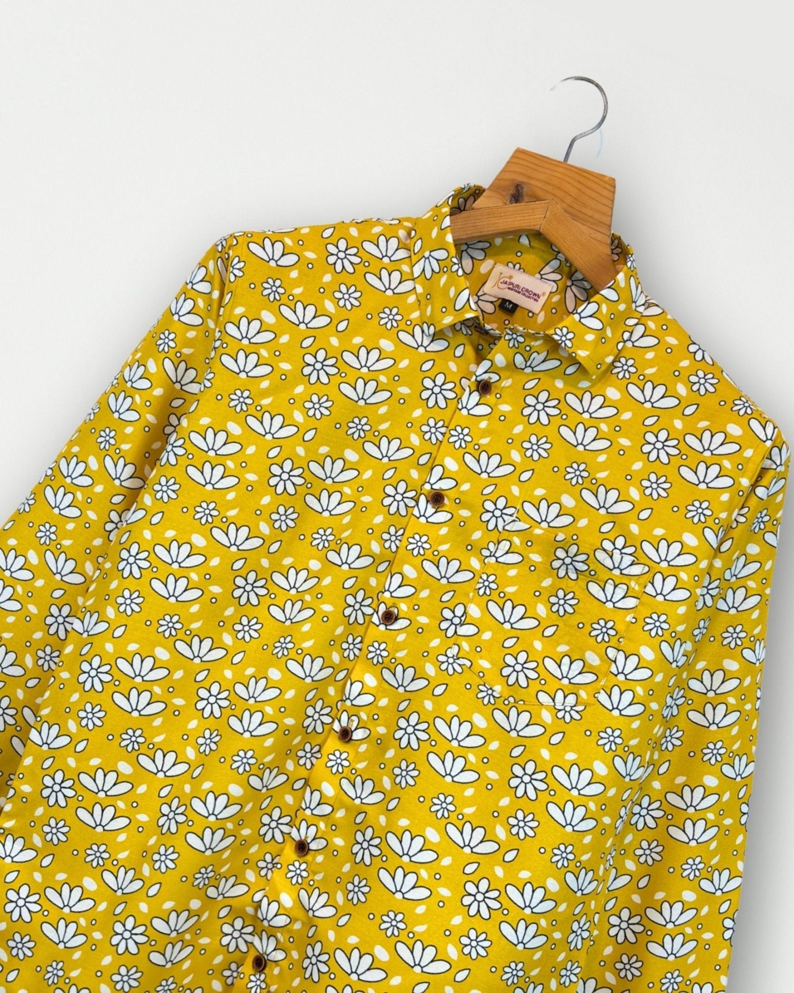 Sunny Daze – Full Sleeve Printed Shirt - Jaipuri Crown