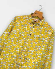 Sunny Daze – Full Sleeve Printed Shirt - Jaipuri Crown