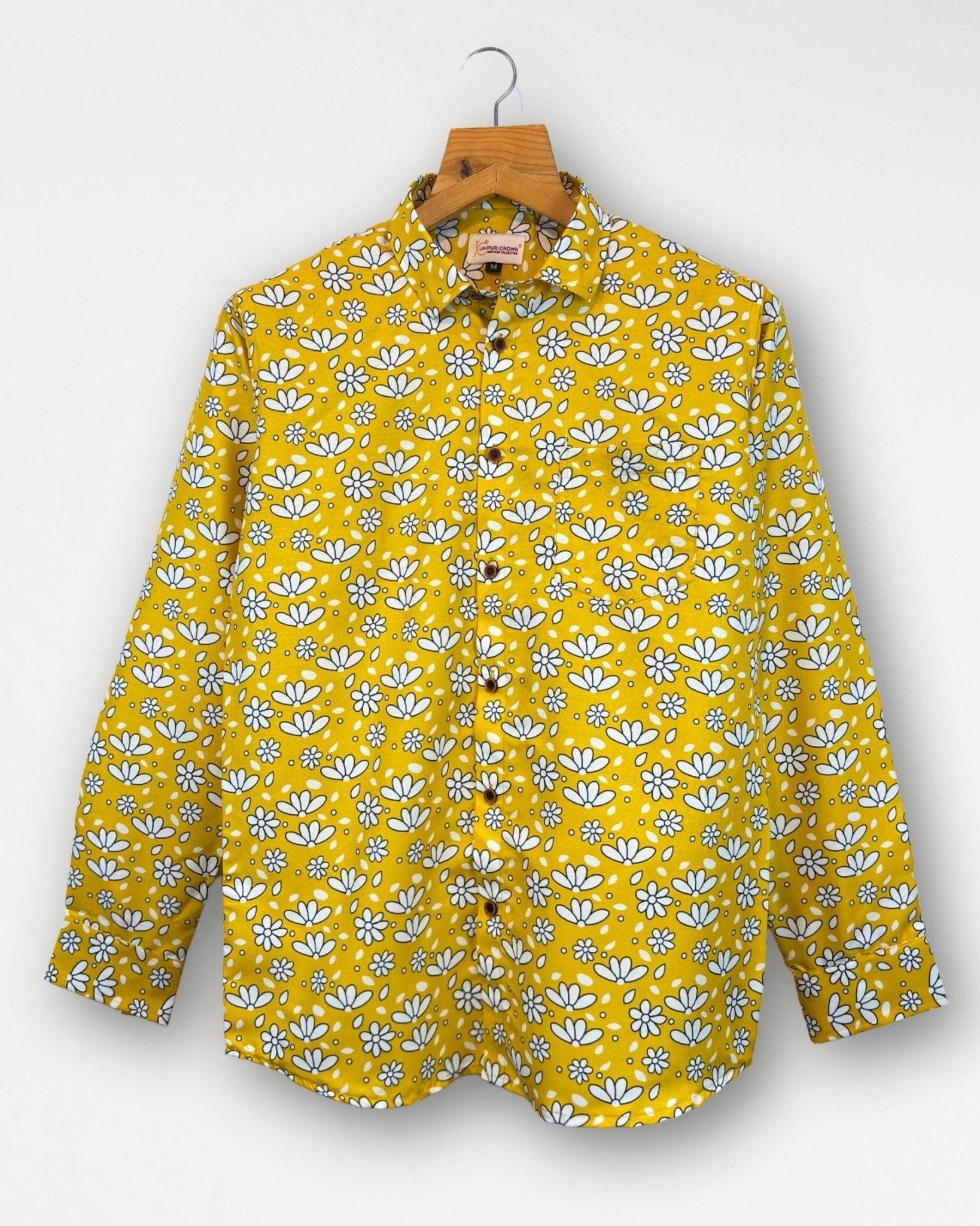 Sunny Daze – Full Sleeve Printed Shirt - Jaipuri Crown