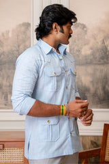The Ultimate Hunting Shirt — Blue Falcon - Jaipuri Crown