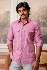 The Ultimate Hunting Shirt — Jaipur Blush - Jaipuri Crown
