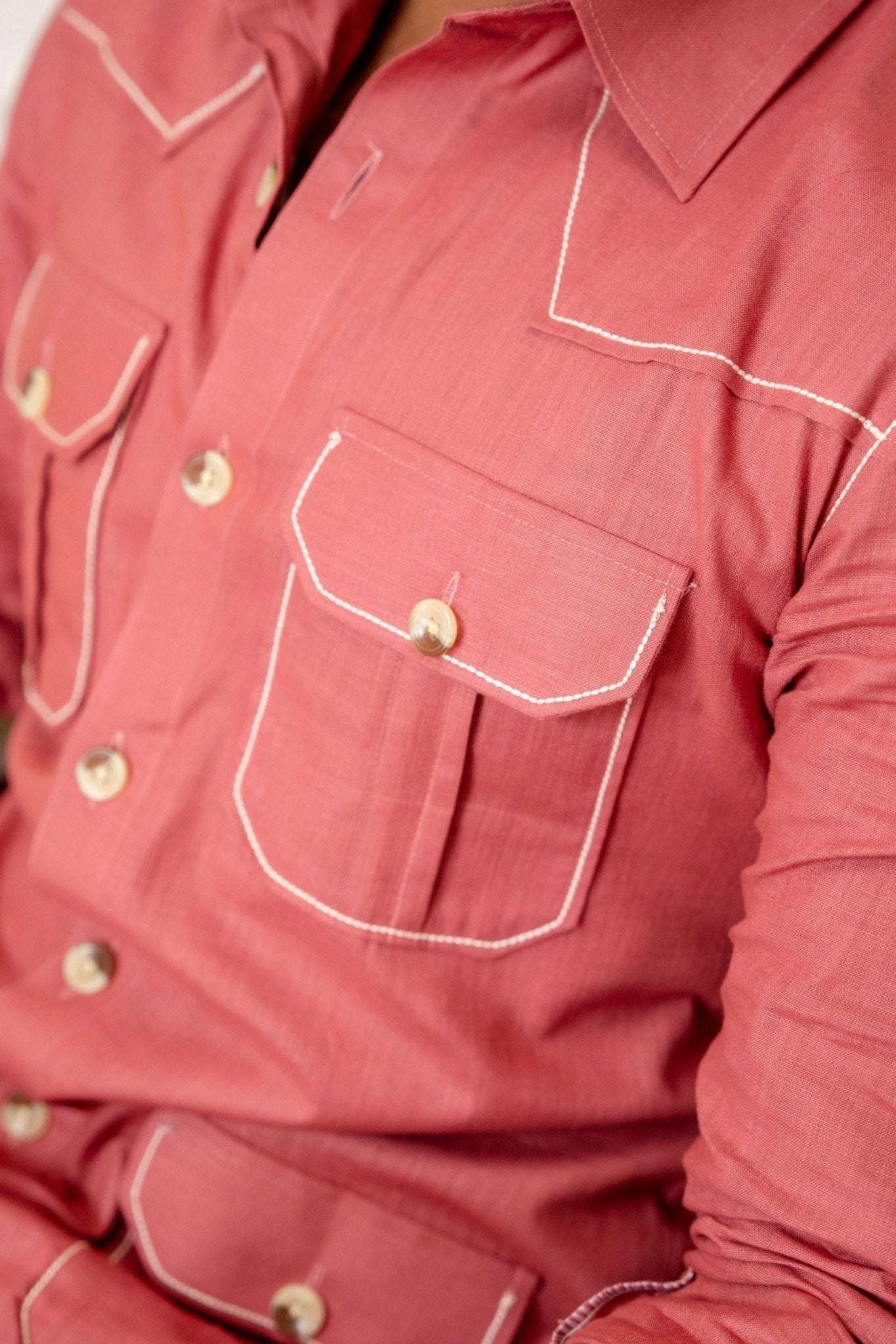 The Ultimate Hunting Shirt — Maharaja Rose - Jaipuri Crown