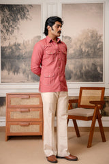 The Ultimate Hunting Shirt — Maharaja Rose - Jaipuri Crown