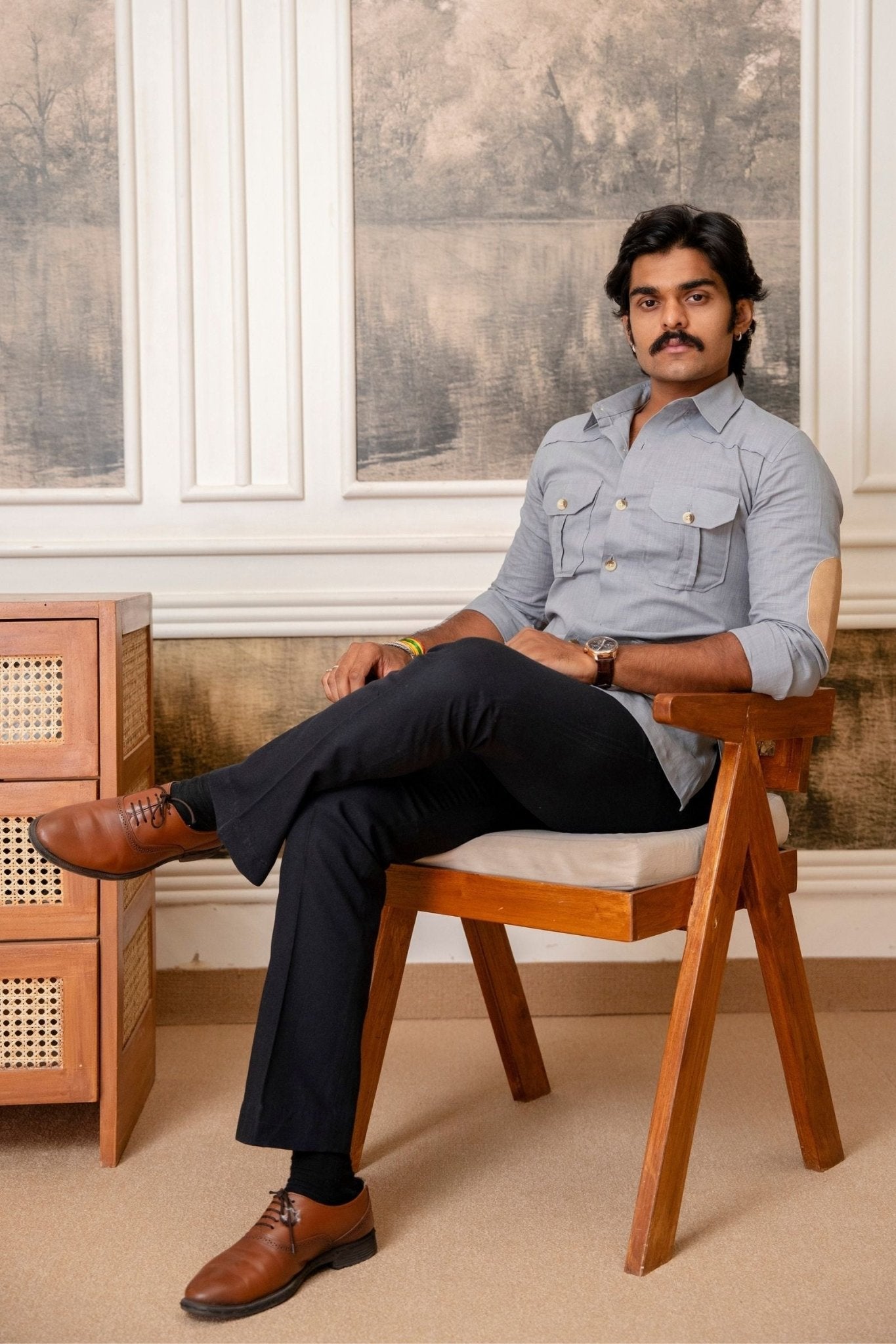 The Ultimate Hunting Shirt — Silver Wolf - Jaipuri Crown