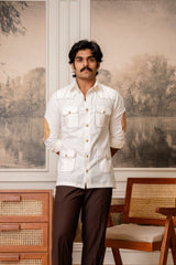 The Ultimate Hunting Shirt — White Tiger - Jaipuri Crown