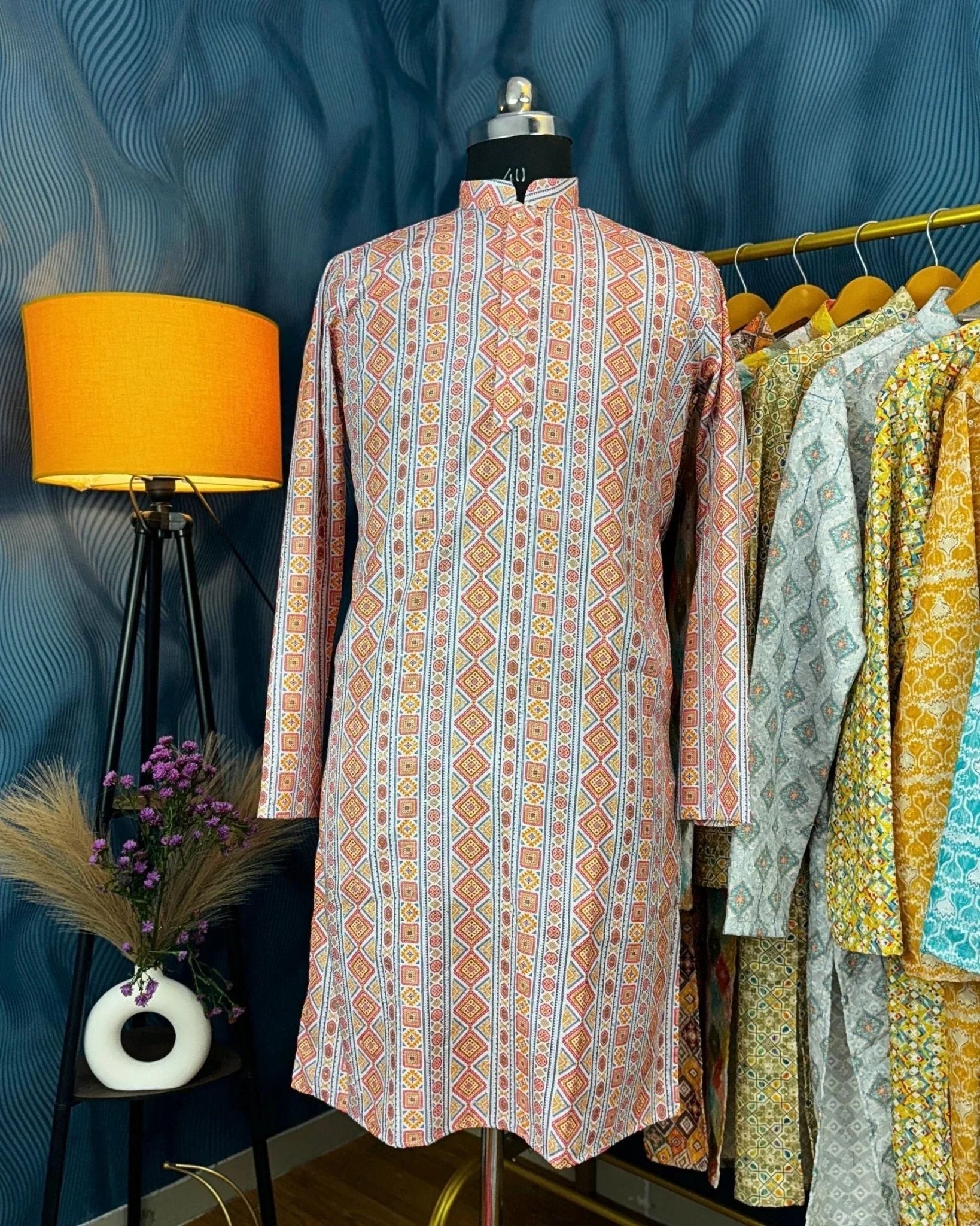 Versatile Appeal Printed Kurta - Jaipuri Crown