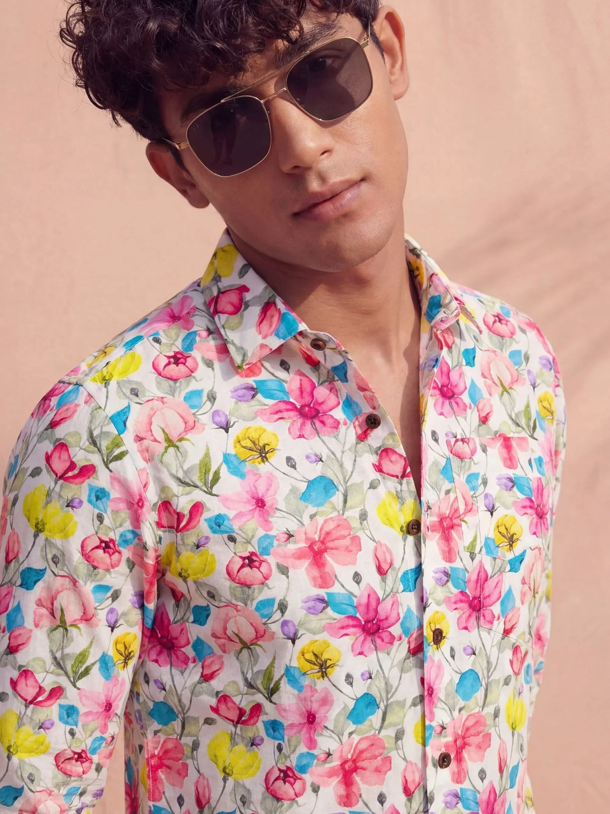 Bloom Pop – Full Sleeve Printed Shirt