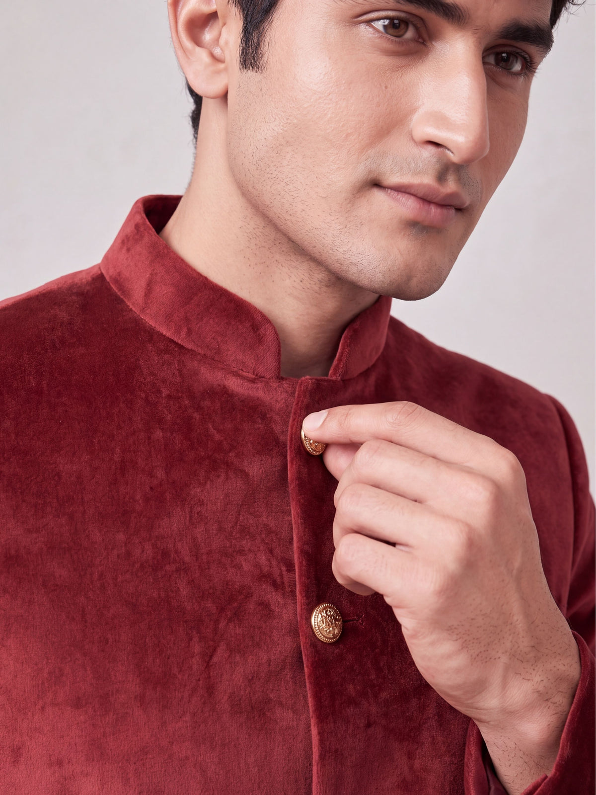 Luxurious Velvet Jodhpuri for Modern Elegance