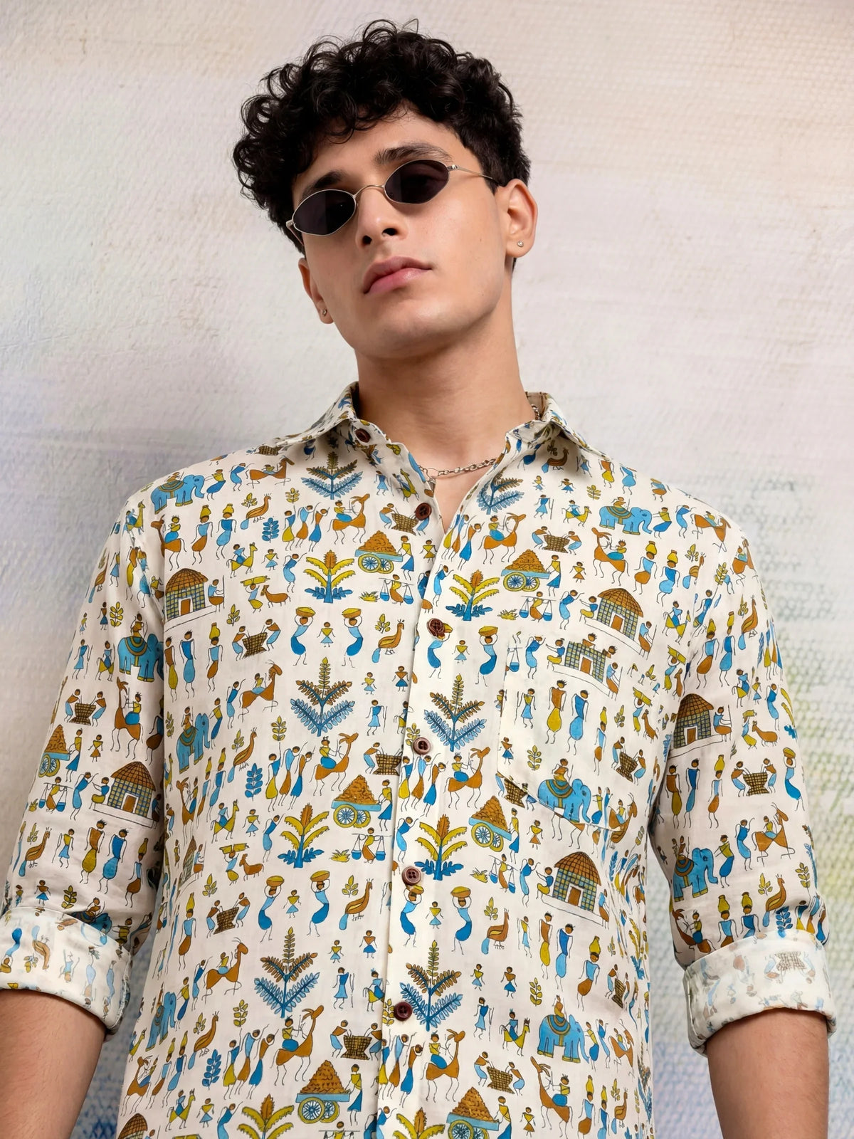 Artful Echoes – Printed Cotton Full Sleeve
