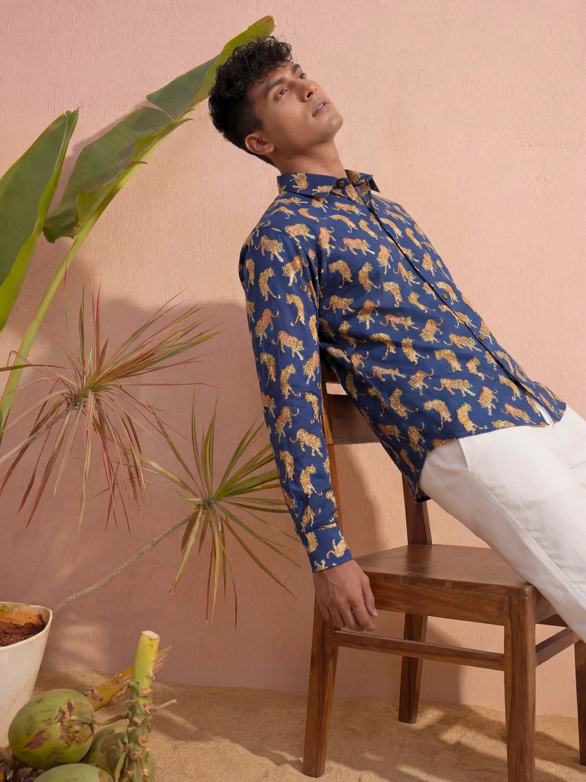Leopard Roar – Printed Cotton Full Sleeve