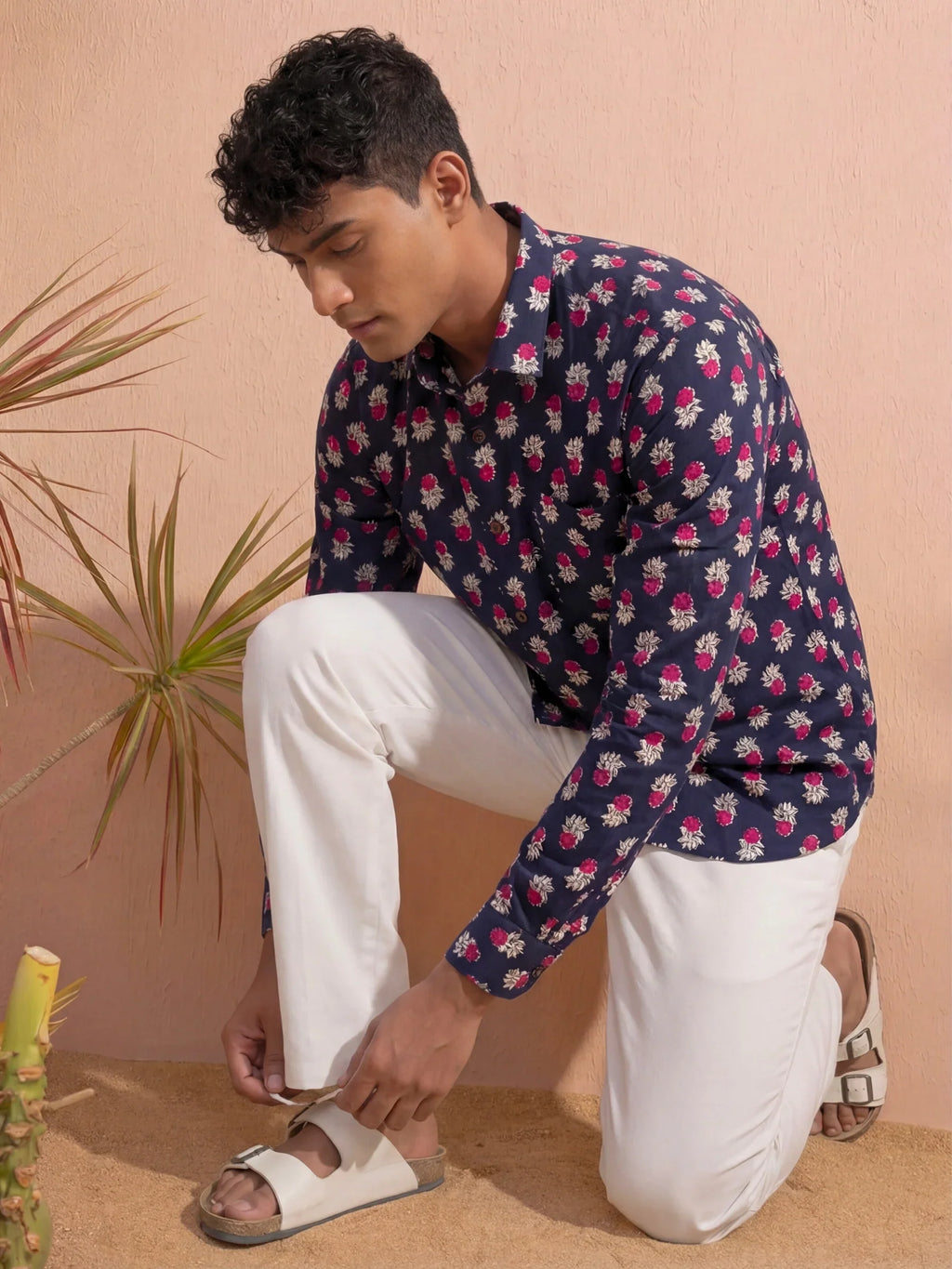 Black Heritage - Pure Cotton Handblock Shirt