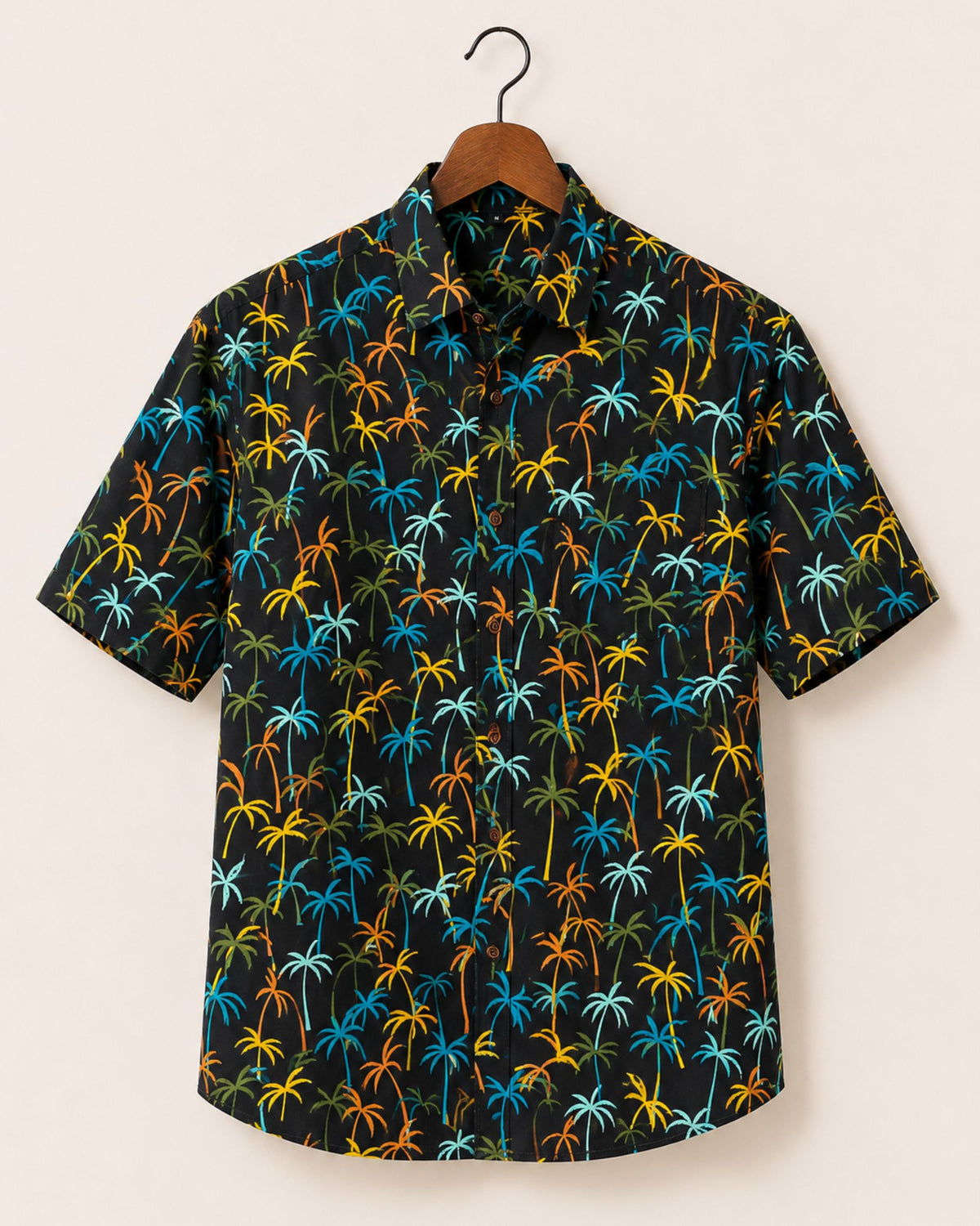 Tropical Vibes – Printed Cotton Half Sleeve Shirt