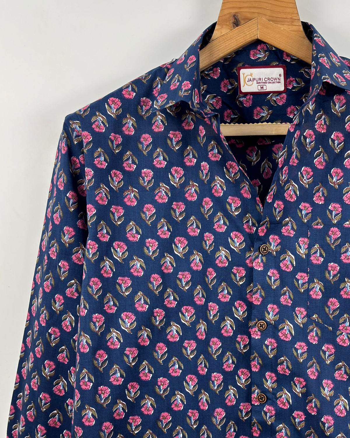 Blooming Elegance – Full Sleeve Cotton Shirt