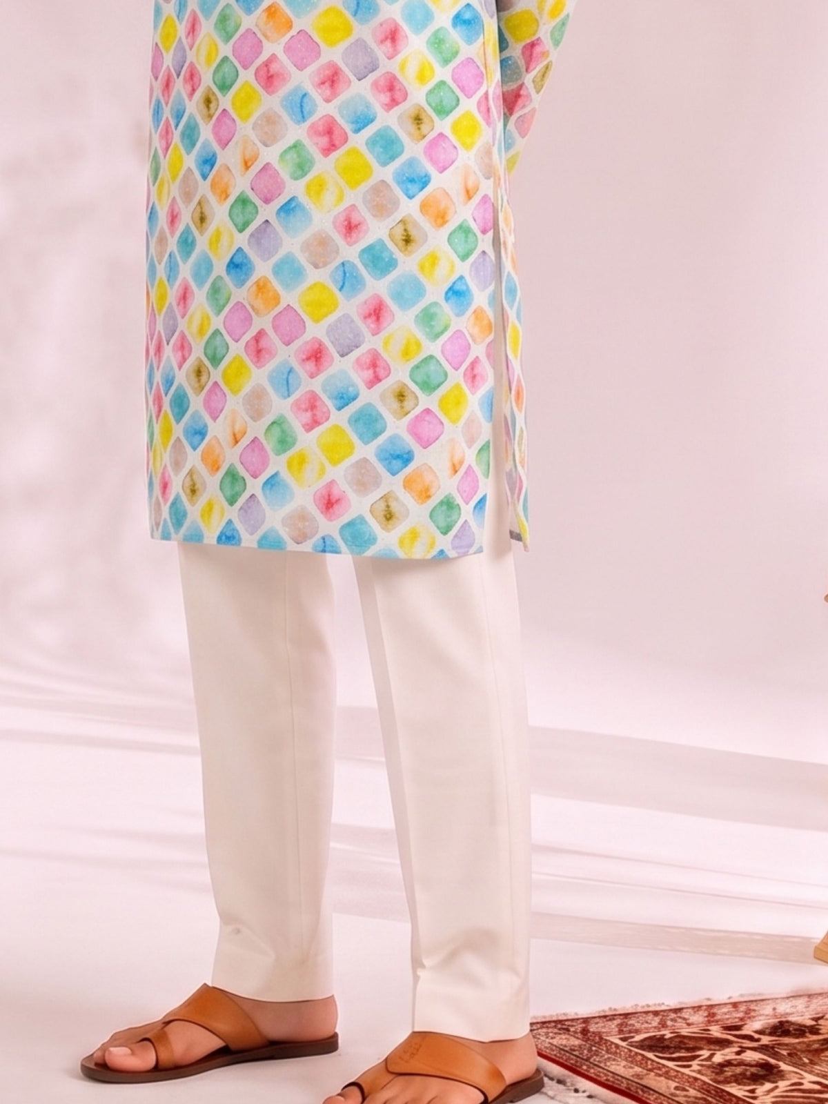 Whispering Pastel Printed Kurta