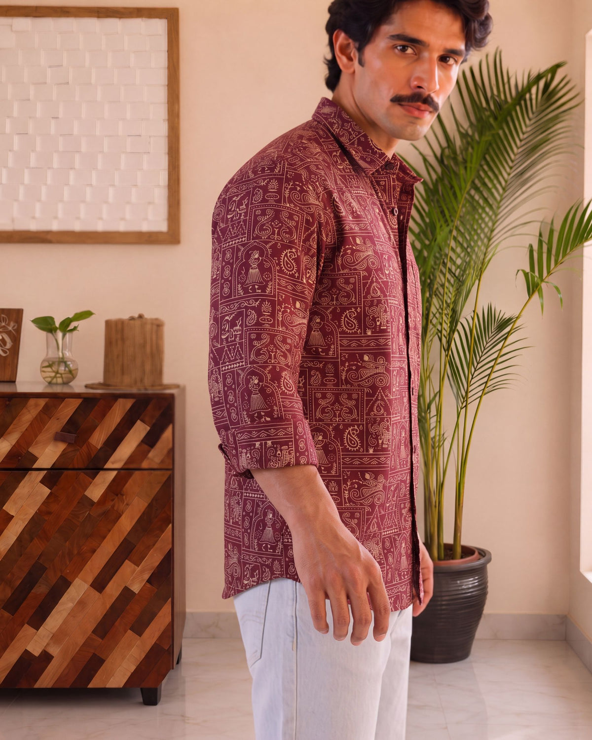 Sanganeri Charm – Full Sleeve Cotton Shirt