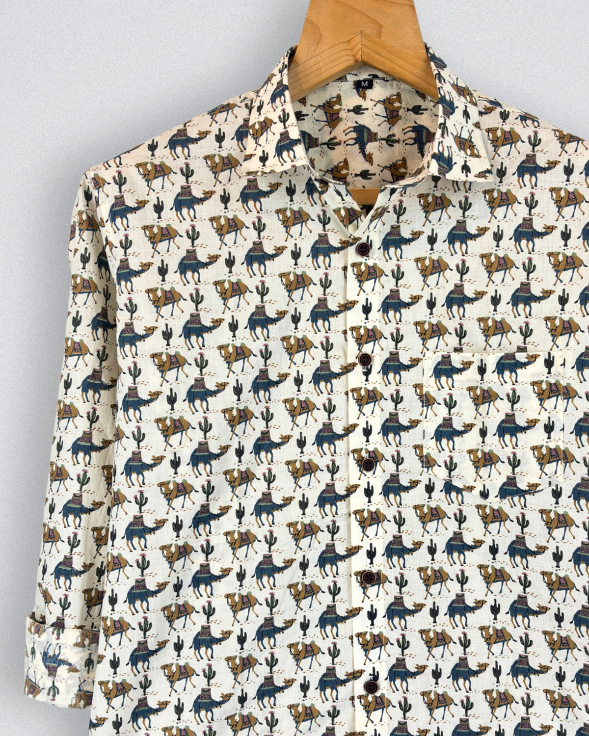 Nature's Charm – Printed Cotton Full Sleeve