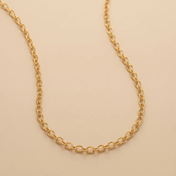 Zeke 18K Gold Plated Men's Chain