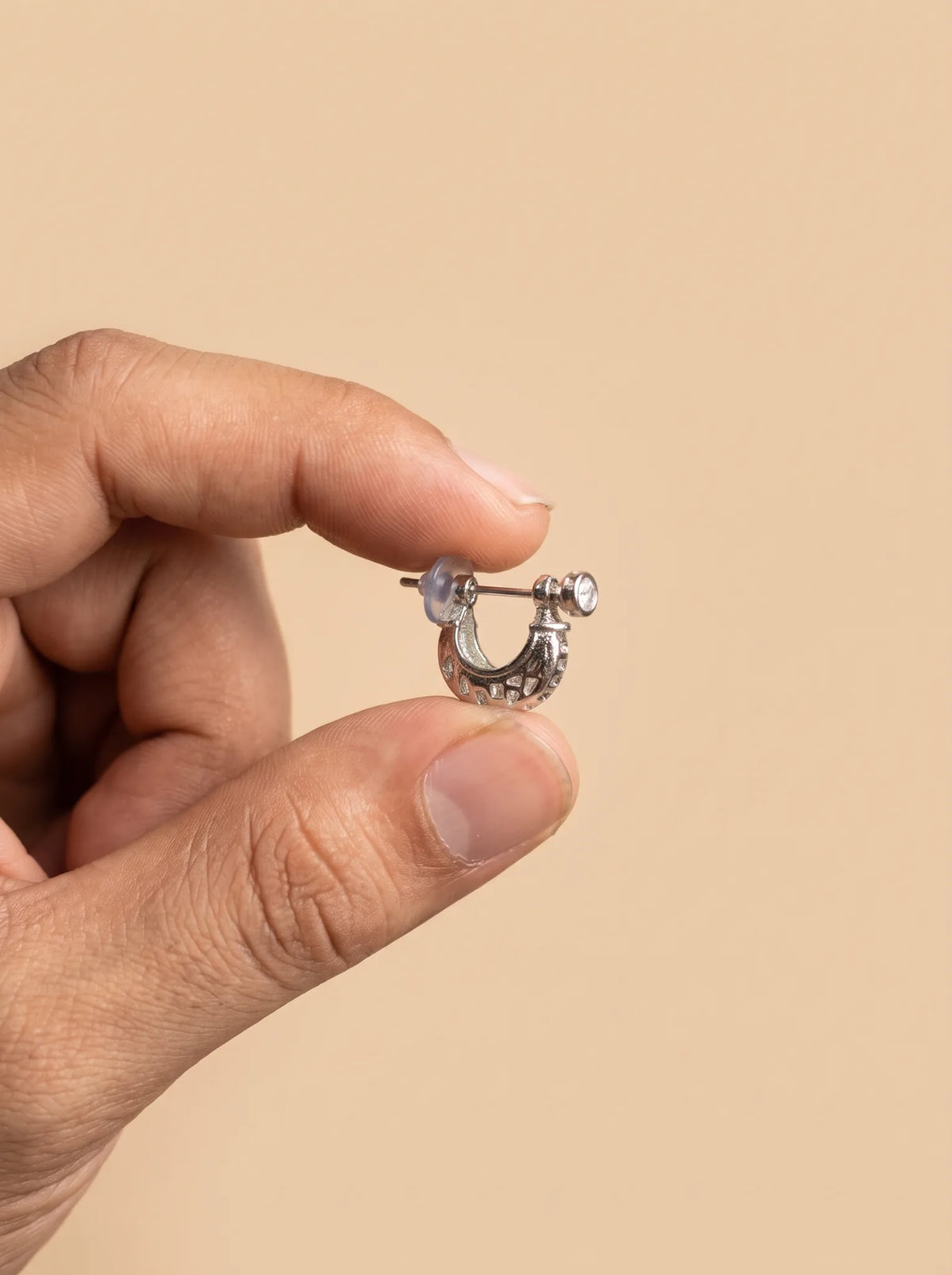 Orion Silver Men's Earing