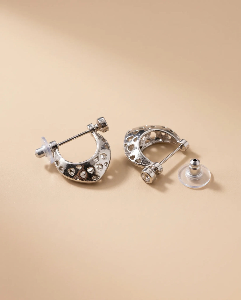 Echo Silver Men's Earing