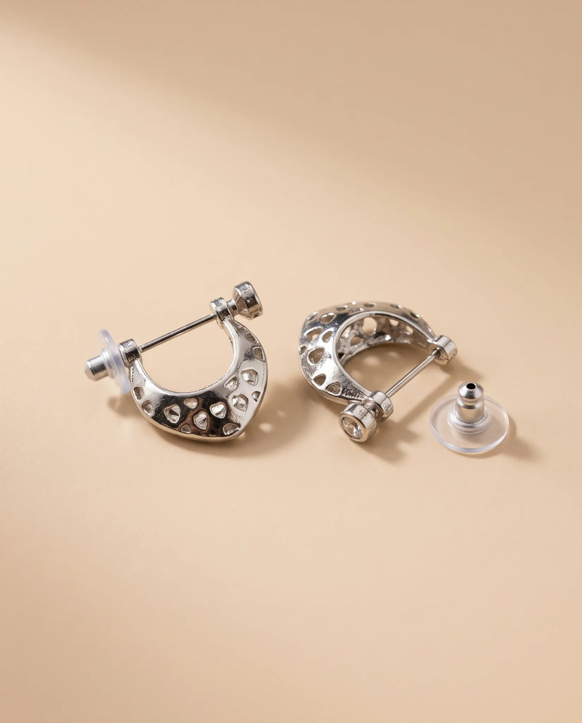 Echo Silver Men's Earing