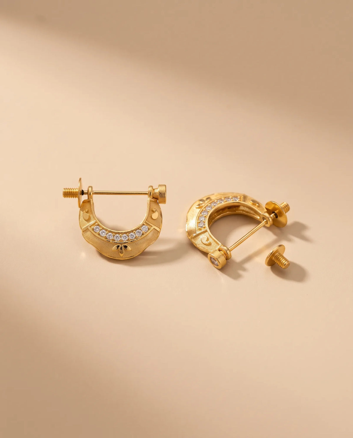 Ryder 18K Gold Plated Men's Earing
