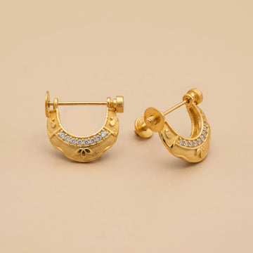 Ryder 18K Gold Plated Men's Earing