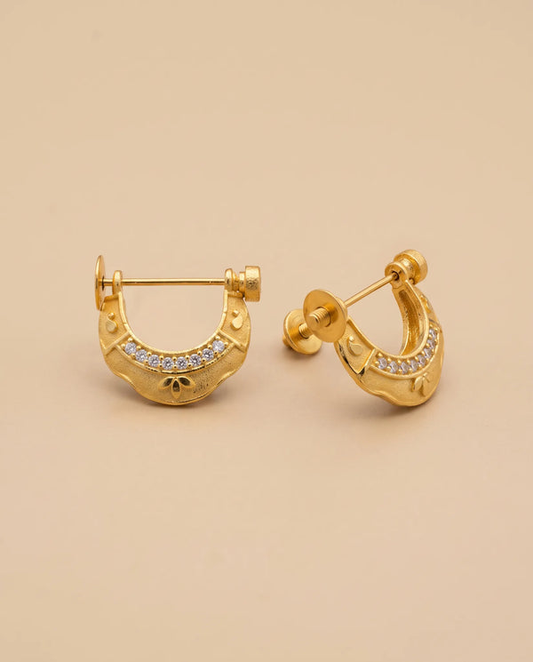 Ryder 18K Gold Plated Men's Earing